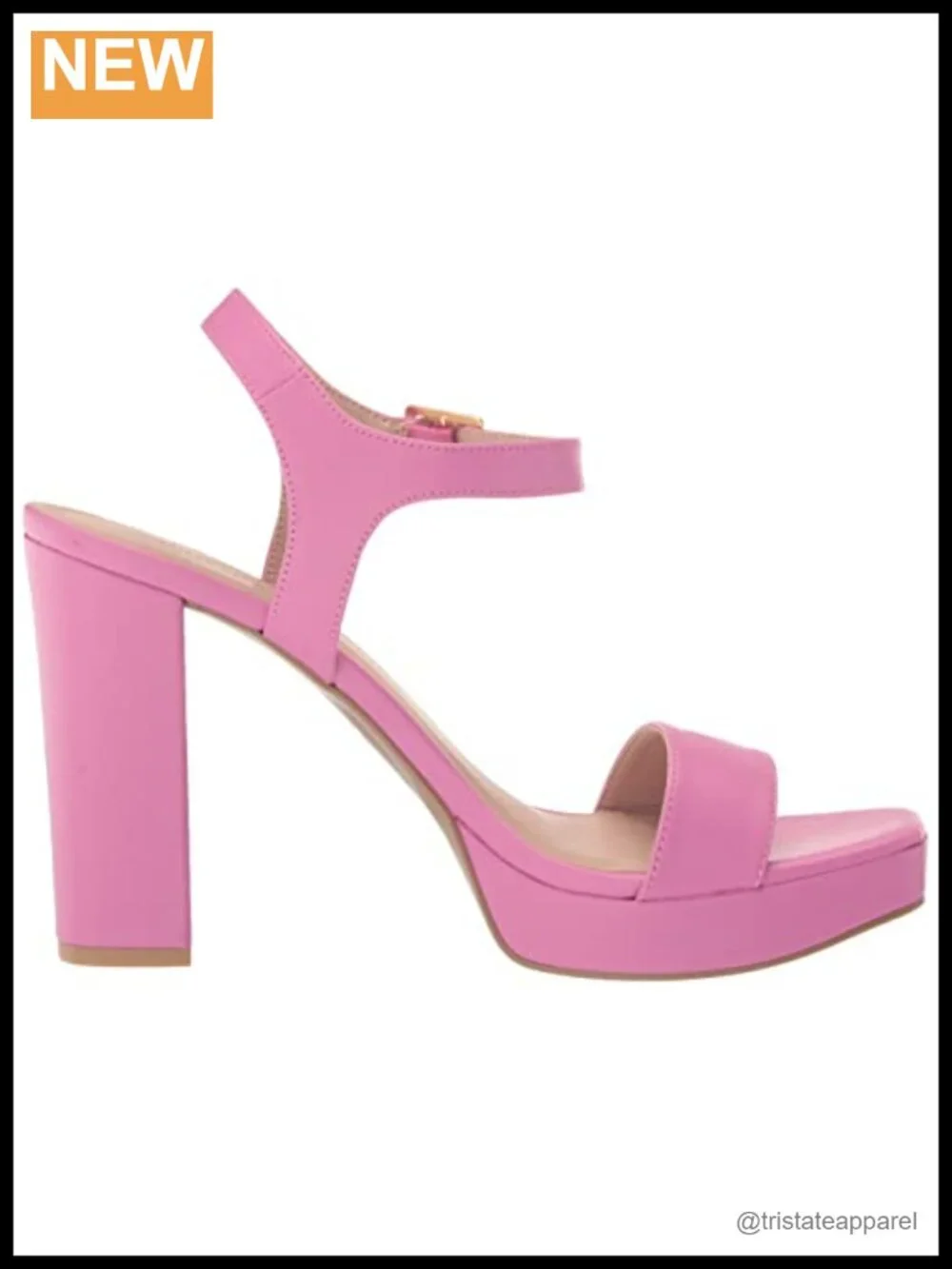 Women's Platform Heel Ankle Strap Sandals